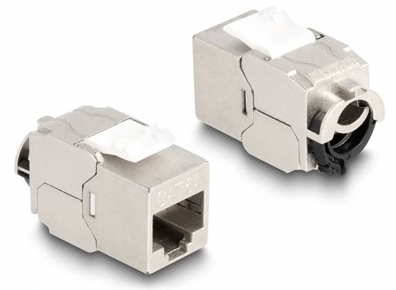 DELOCK Keystone Modul RJ45 Buchse zu LSA Cat.6A STP