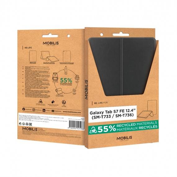 Mobilis Case for Galaxy Tab S7 FE 12.4'' - 068006