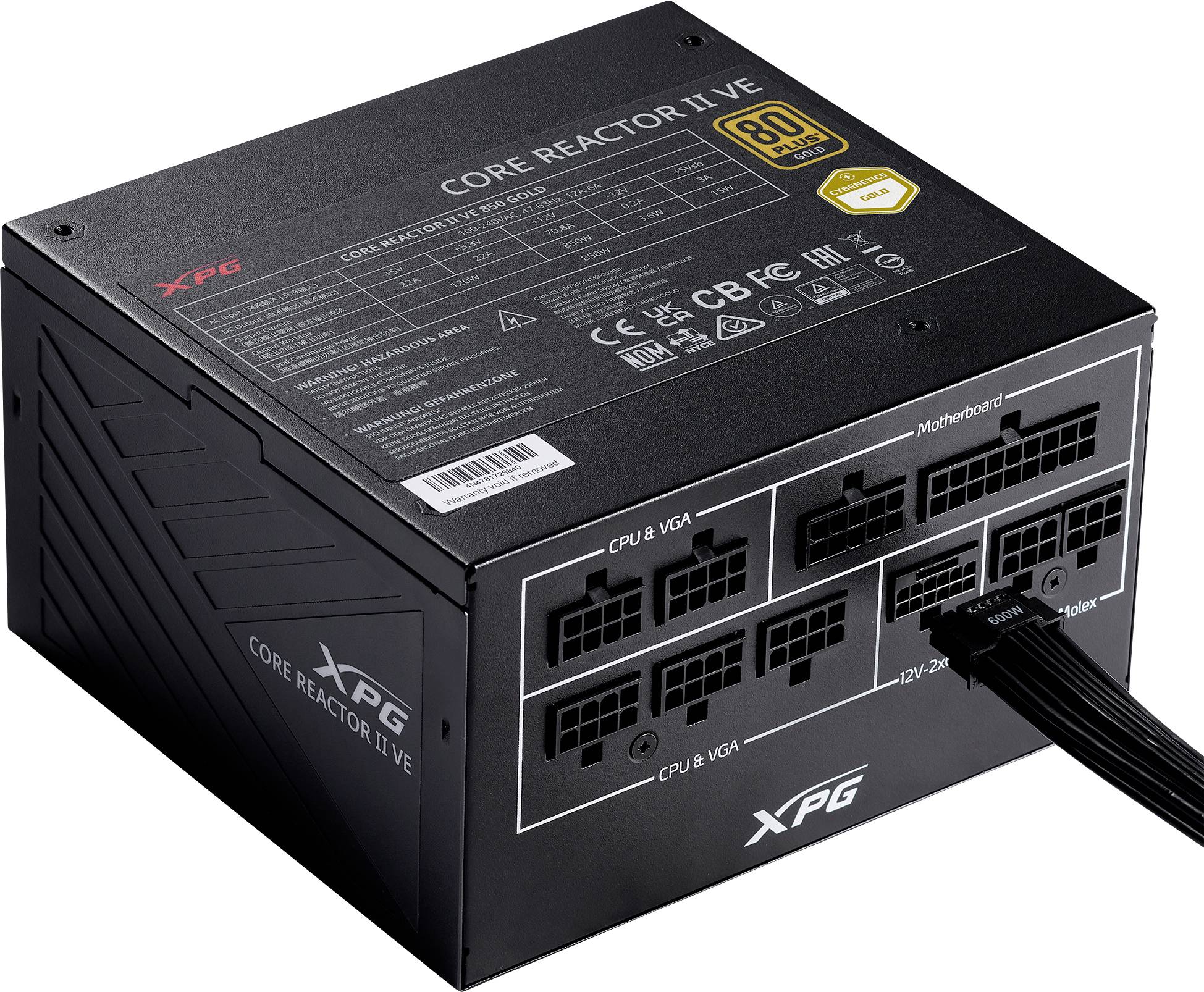 Netzteil XPG CORE REACTOR II VE 650 (650W/ATX3.1) 80+ Gold retail - 75261413