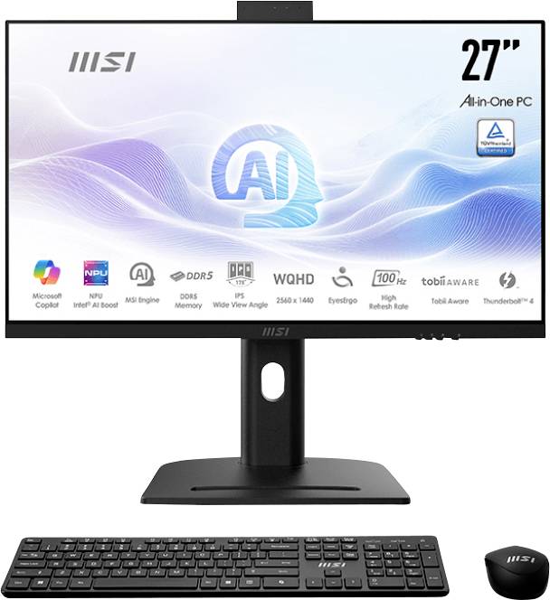 MSI Modern AM273QP Al 1UM-006DE/27/black/32GB/1TB/Non-Touch W11P - 00AF0111-006