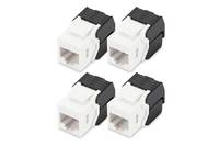 DIGITUS Keystone Jack Cat6/RJ45->LSA ungeschirmt 250MHz 4St - DN-93603-4