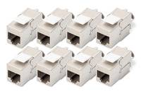 DIGITUS Keystone Jack Cat6A/RJ45->LSA geschirmt 500MHz 8St - DN-93615-8