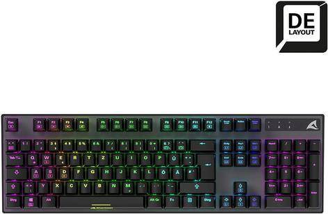 Sharkoon Gaming Tastatur Skiller SGK20 Mech rot, RGB LED,USB