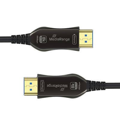 MediaRange HDMI U High Speed Ethernet Kabel AOC 48Gibt/s 10m - MRCS222