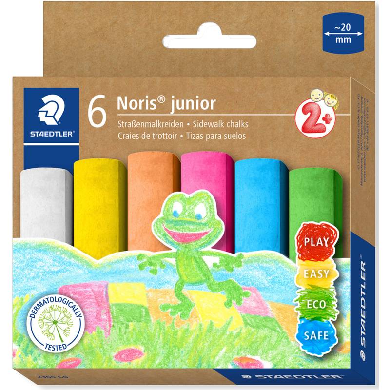 STAEDTLER Straßenmalkreide Noris junior 6 Stk. retail - 2365 C6