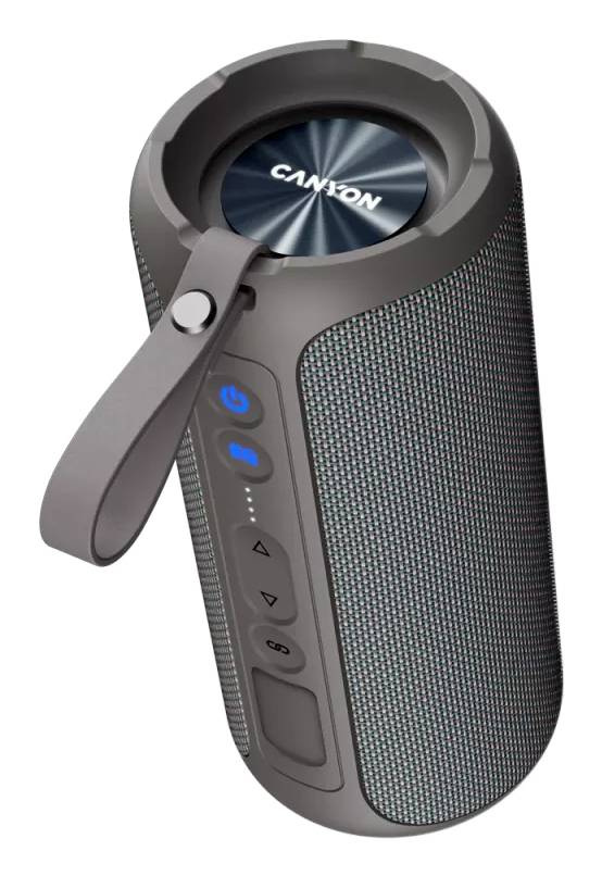 Canyon Bluetooth Speaker OnMove 15 20W/EQ/TWS/AUX grey retail - CNE-CBTSP15BG