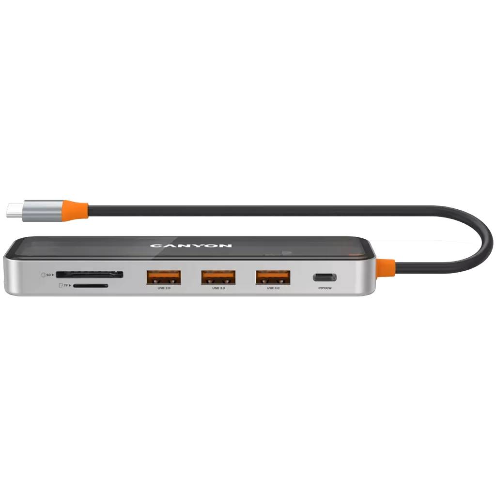 Canyon USB-7-in1 HUB USB-C > HDMI/3xUSB-A/SD/USB-C 100W retail - CNS-TDS13