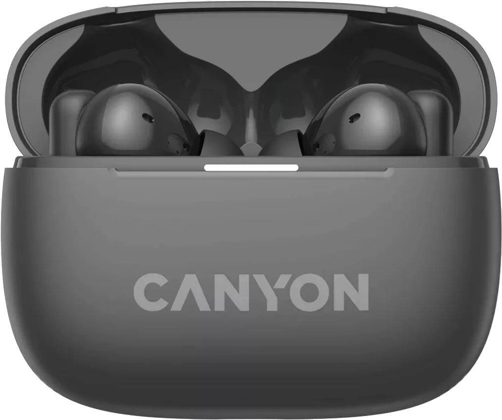 Canyon Bluetooth Headset TWS-10 In-Ear/ANC/BT/Touch grey retail - CNS-TWS10BK