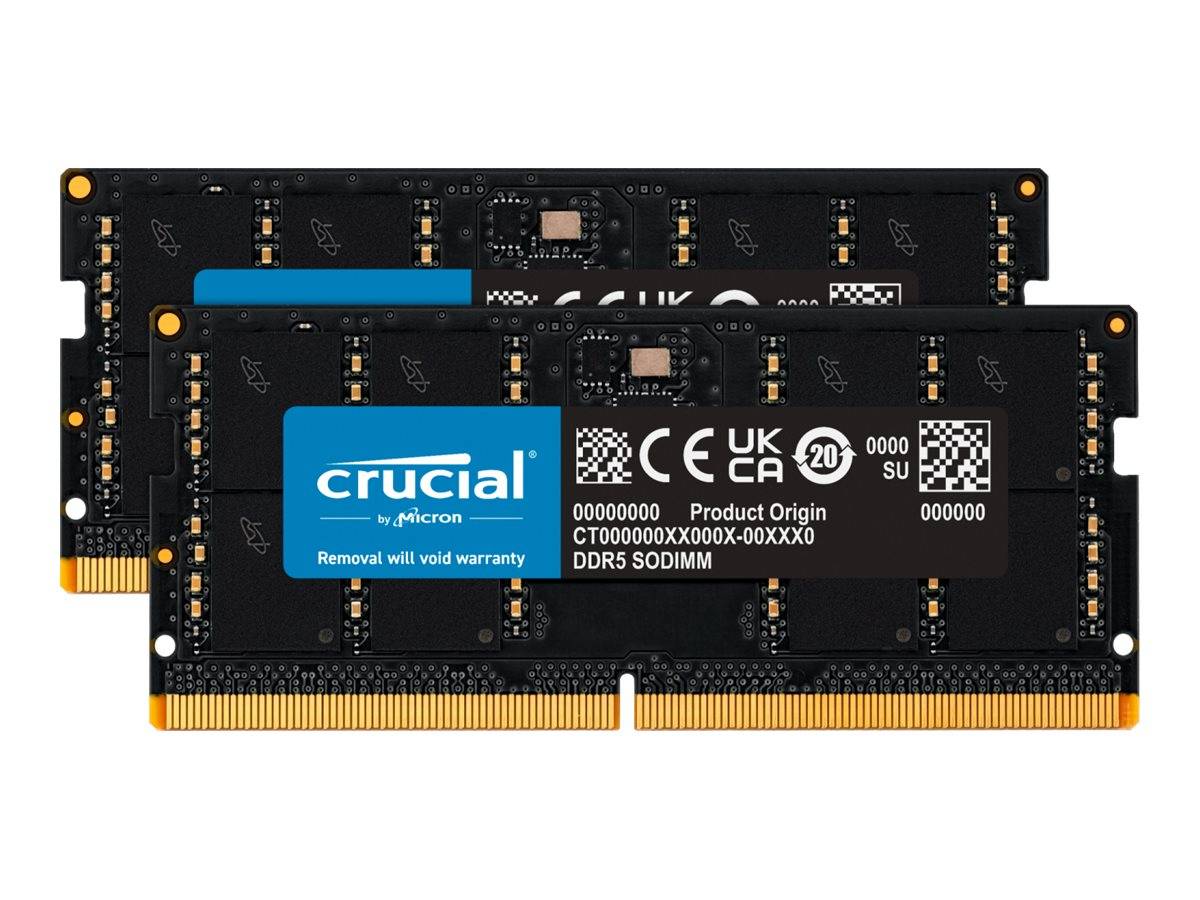 SO DDR5 64GB PC 5600 CL46 KIT (2x32GB) Crucial - CT2K32G56C46S5