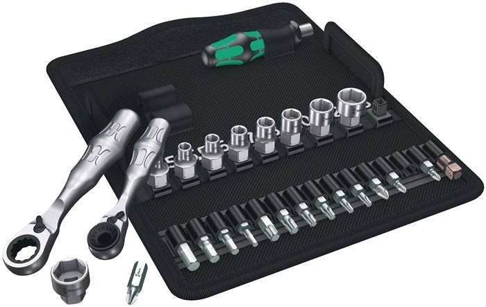 Wera Kraftform Kompakt Zyklop Mini 2 Ratschenset, 27-teilig - 05135918001