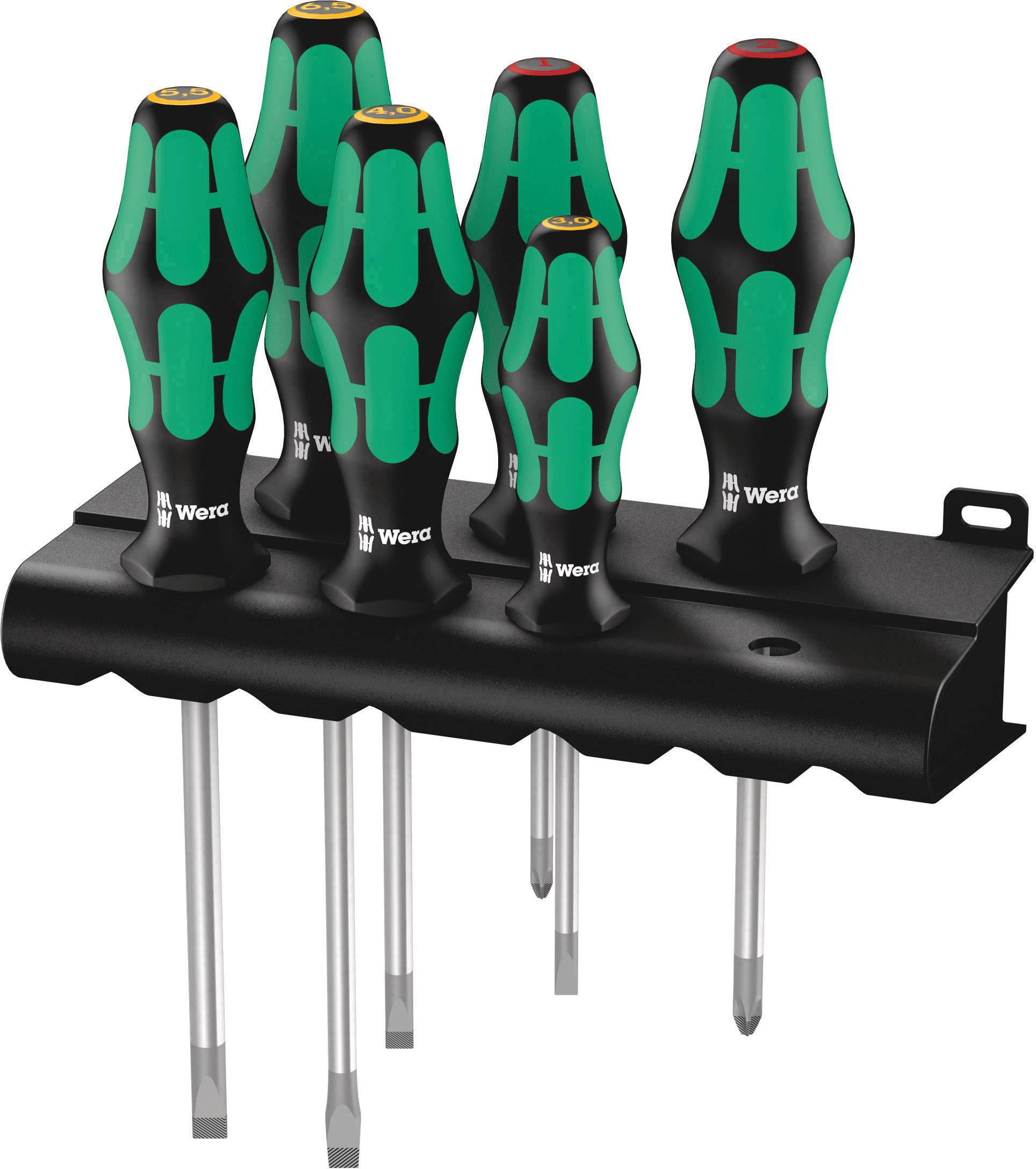 Wera Rack Schraubendrehersatz Plus Lasertip + Rack 6-teilig - 05105650001