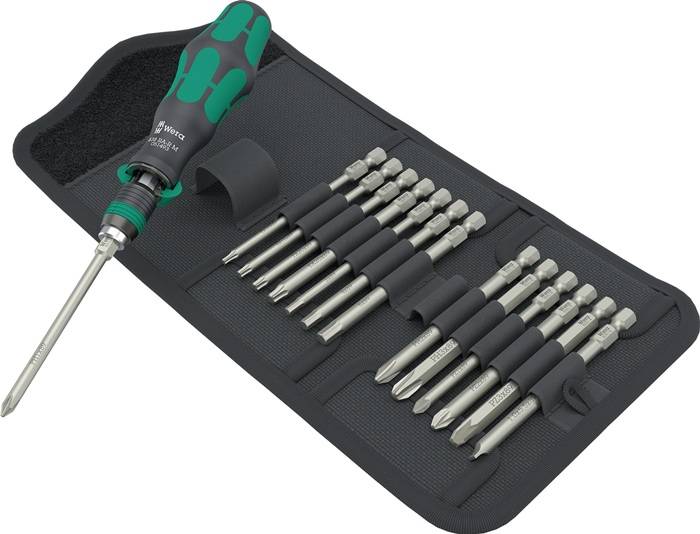 Wera Kraftform Kompakt 838 RA-R M Set 1, 15-teilig - 05051061001