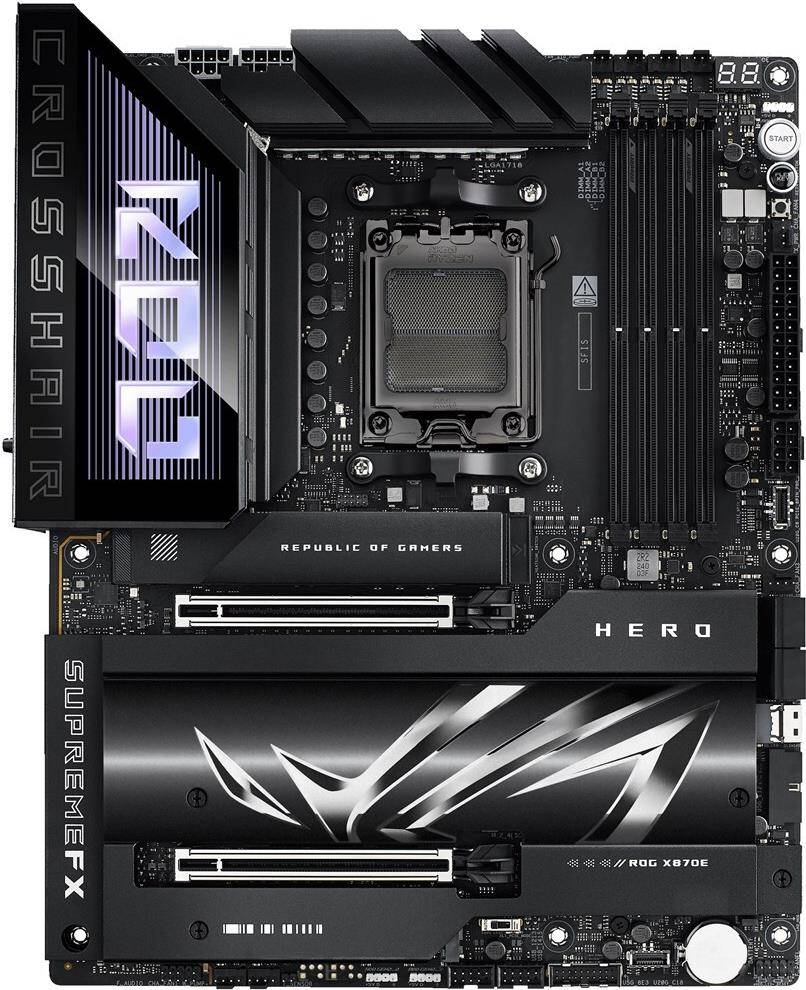 MB ASUS ROG CROSSHAIR X870E HERO (AMD,AM5,DDR5,ATX) - 90MB1IE0-M0EAY0