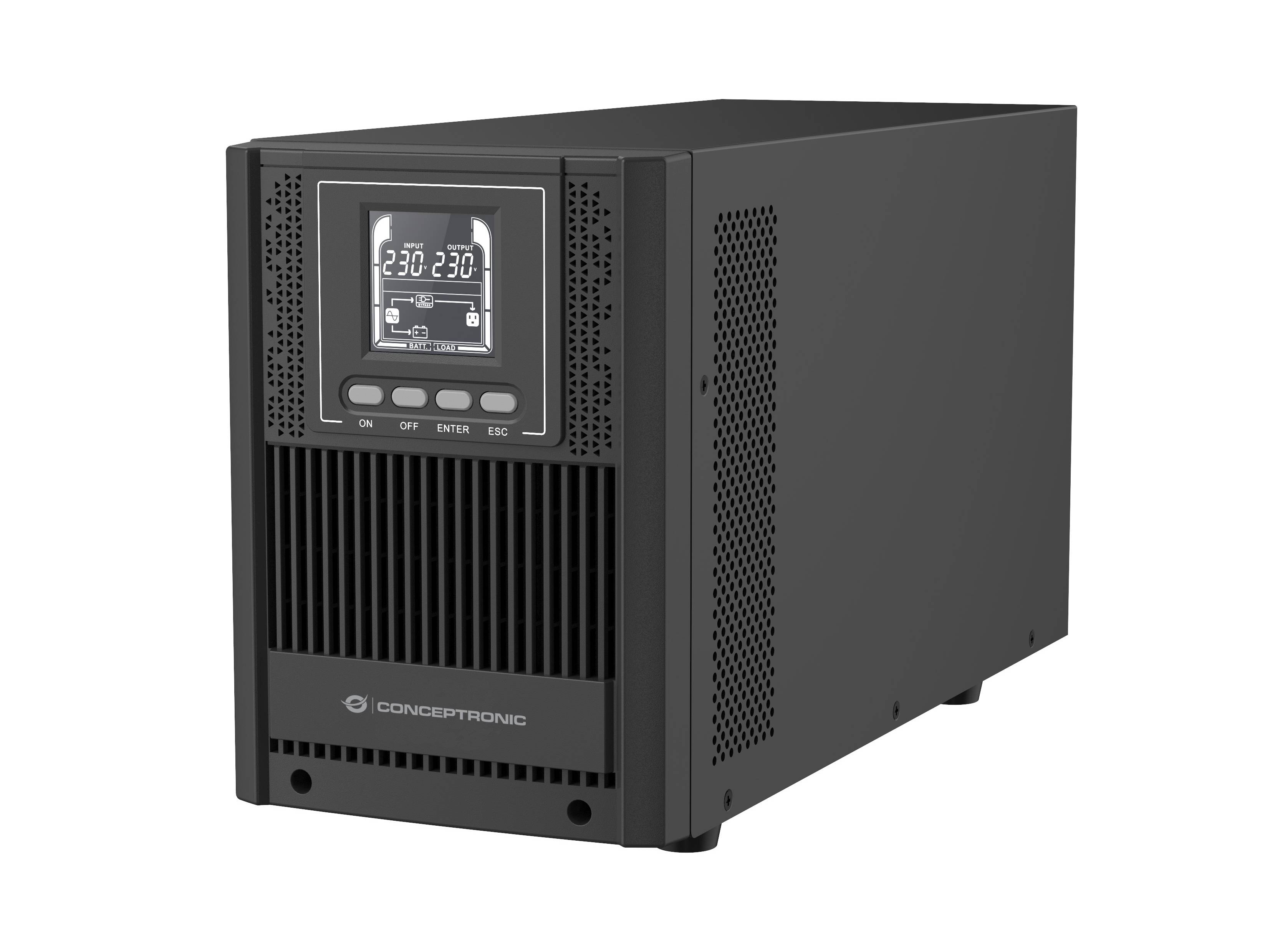 CONCEPTRONIC ZEUS USV 2000VA 1800W Online UPS,IEC EPO Port - ZEUS52ES2K