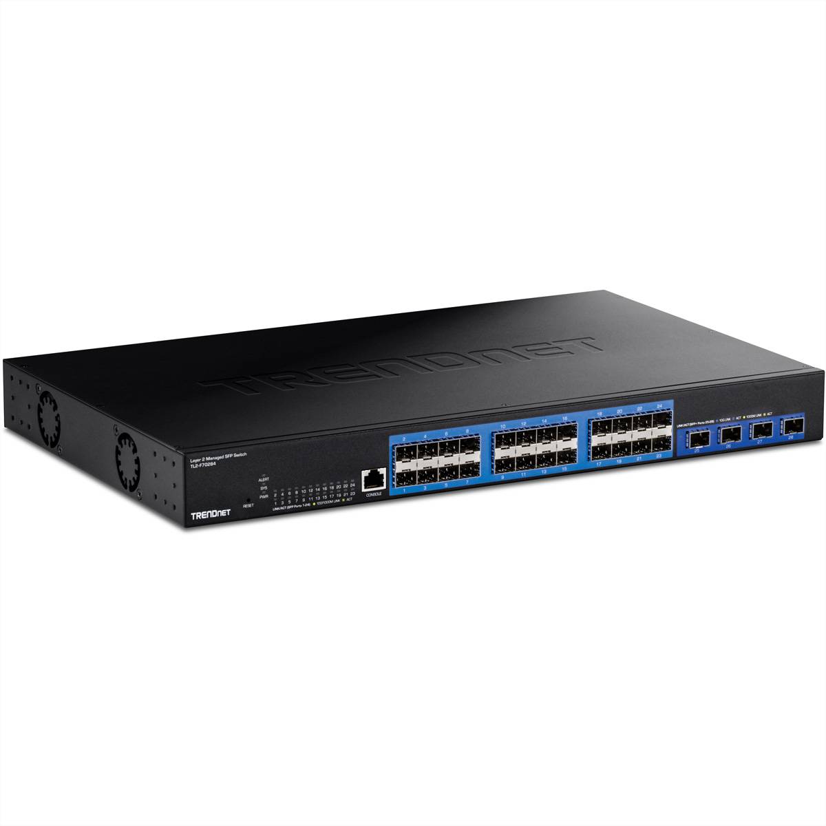 TrendNet TL2-F70284, Switche, TRENDnet 28-Port Layer 2  (BILD1)