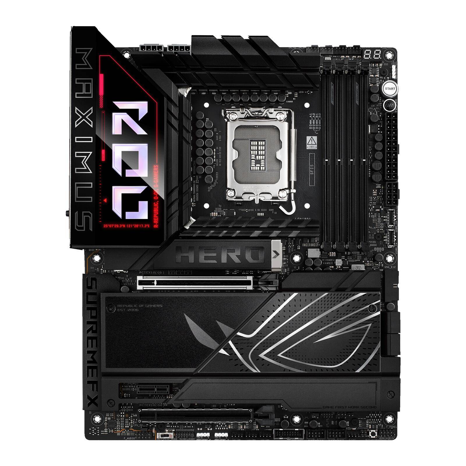 MB ASUS ROG MAXIMUS Z890 HERO (Intel,LGA1851,DDR5,ATX) - 90MB1ID0-M0EAY0