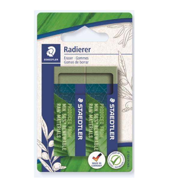 STAEDTLER Radierer 526 80 renew mat 56% BK2 - 526 80BK2