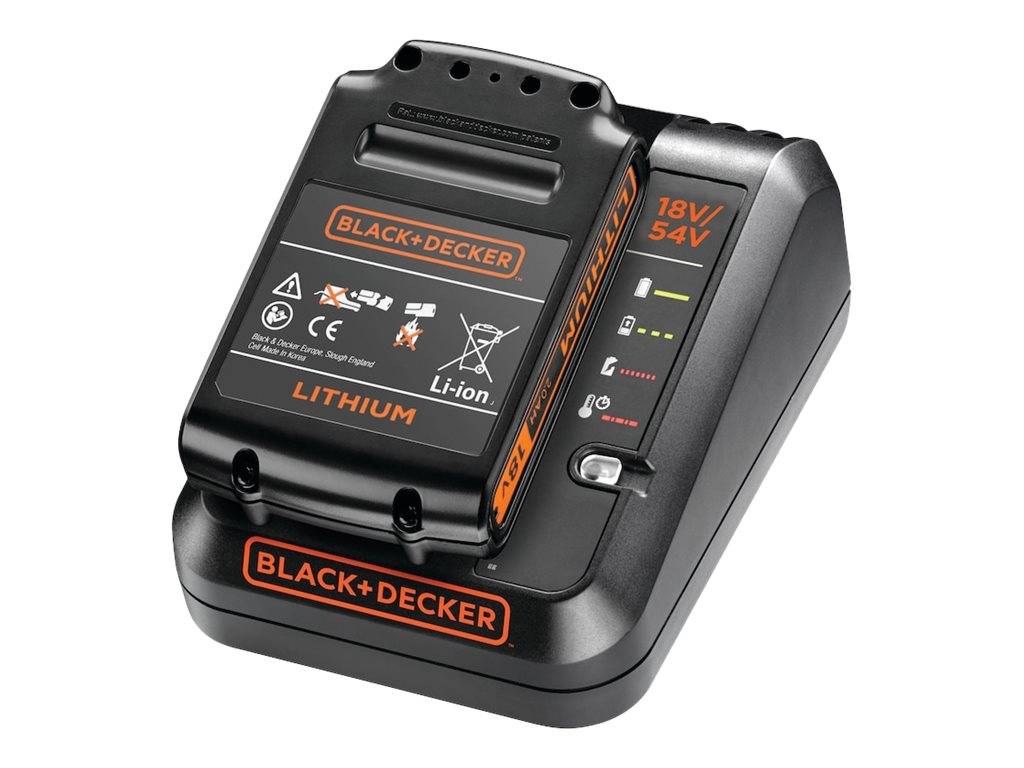 Black&Decker Akku-Ladegerät 2A + 18V 2,0 Ah Akku BDC2A20 - BDC2A20-QW