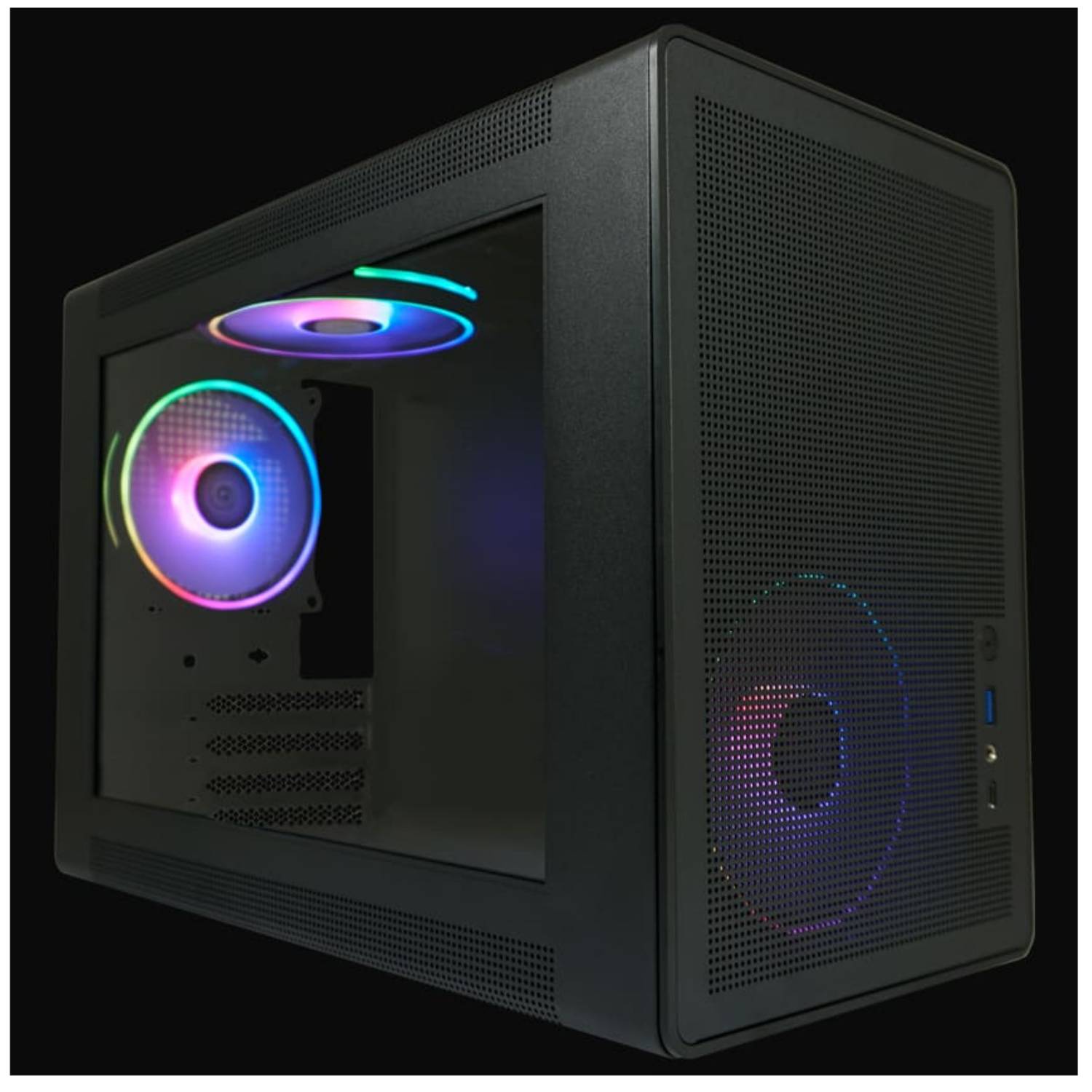 LC-Power Geh Midi Micro ATX Gaming 716MB - Amplified_X - LC-716MB-ON