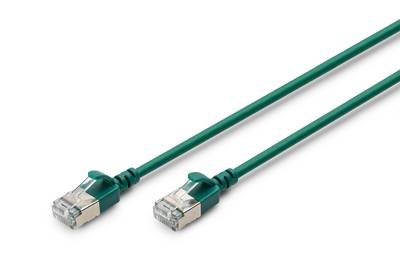 DIGITUS Patchkabel CAT 6A F/FTP Slim 5,00m grün - DK-1632-A-050S-G