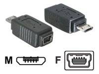 DELOCK USB Adapter micro B -> mini B St/BU - 65063