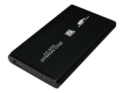 4260113568729 - LogiLink Enclosure 25 inch S-ATA HDD USB 20 Alu - Speichergehäuse - 25 (64 cm) - SATA 15Gb s - USB 20 - Schwarz