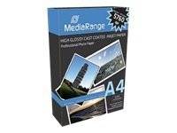 MediaRange Foto Papier hochglänzend A4 160g 100 Blatt - MRINK105