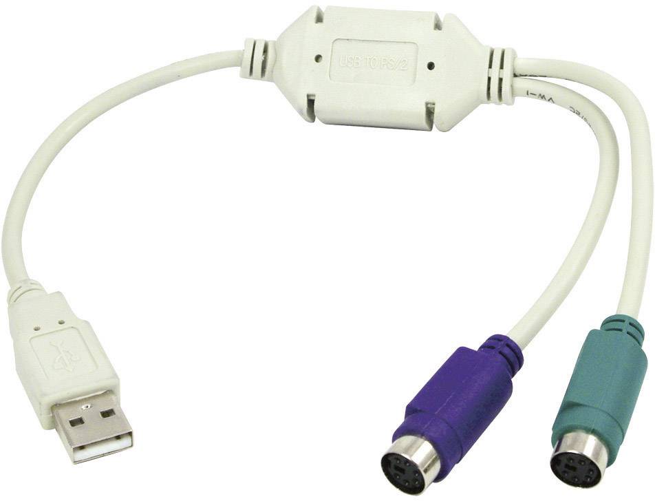 Logilink Adapter USB A > PS/2 0.20m - AU0004A