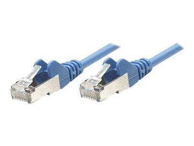 0766623330657 - INTELLINET Patchkabel RJ45 SF UTP Cat5e  5m Hebelschutz blau