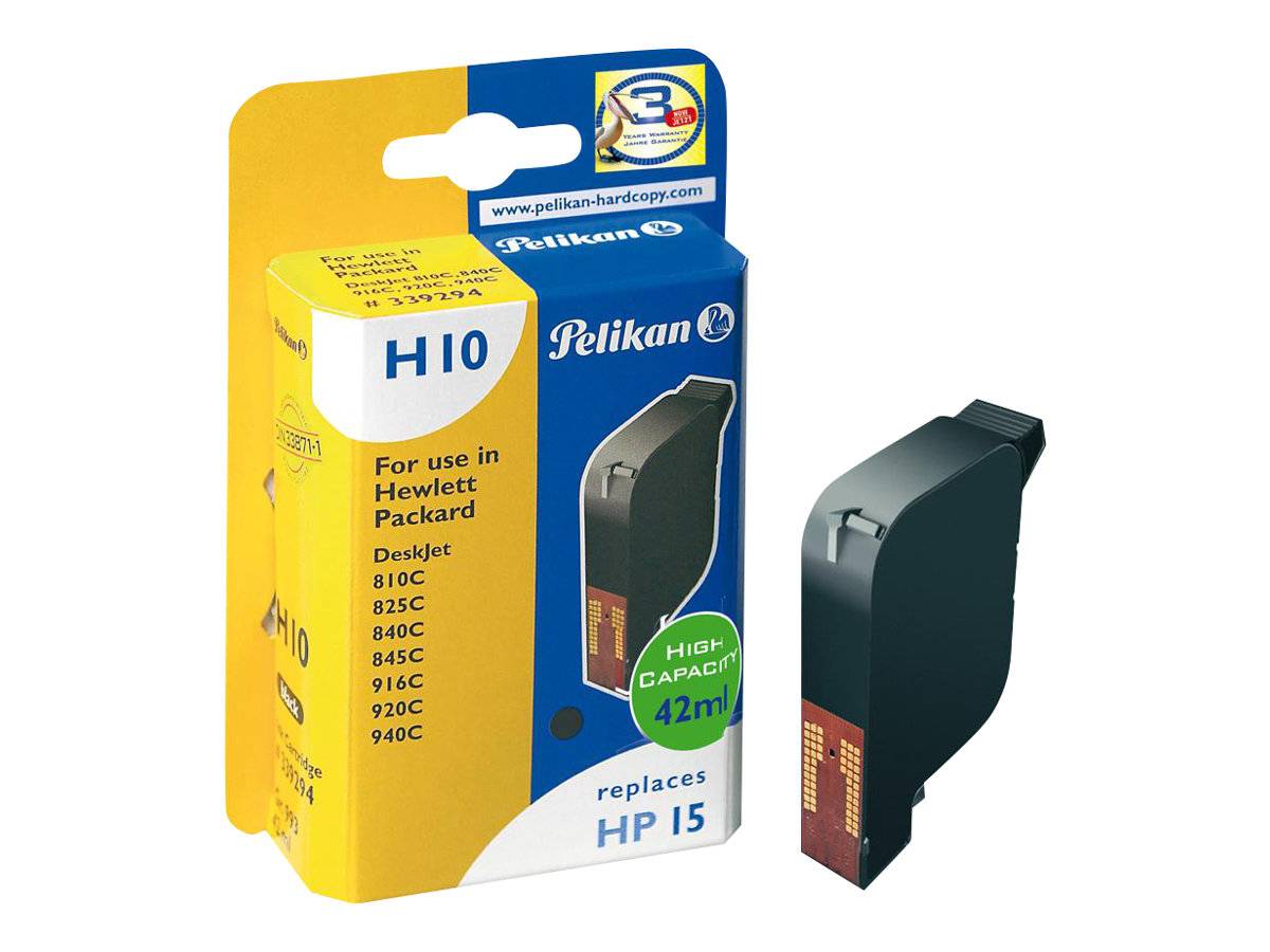 Pelikan Patrone HP15 C6615DE black remanufactured retail - 339294