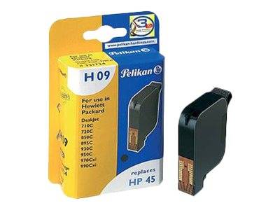 Pelikan Patrone HP45 51645AE black remanufactured retail - 331724