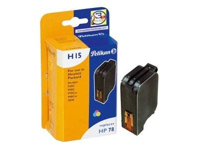 Pelikan Patrone HP78D C6578Dv Tricolor remanufactured retail - 348791