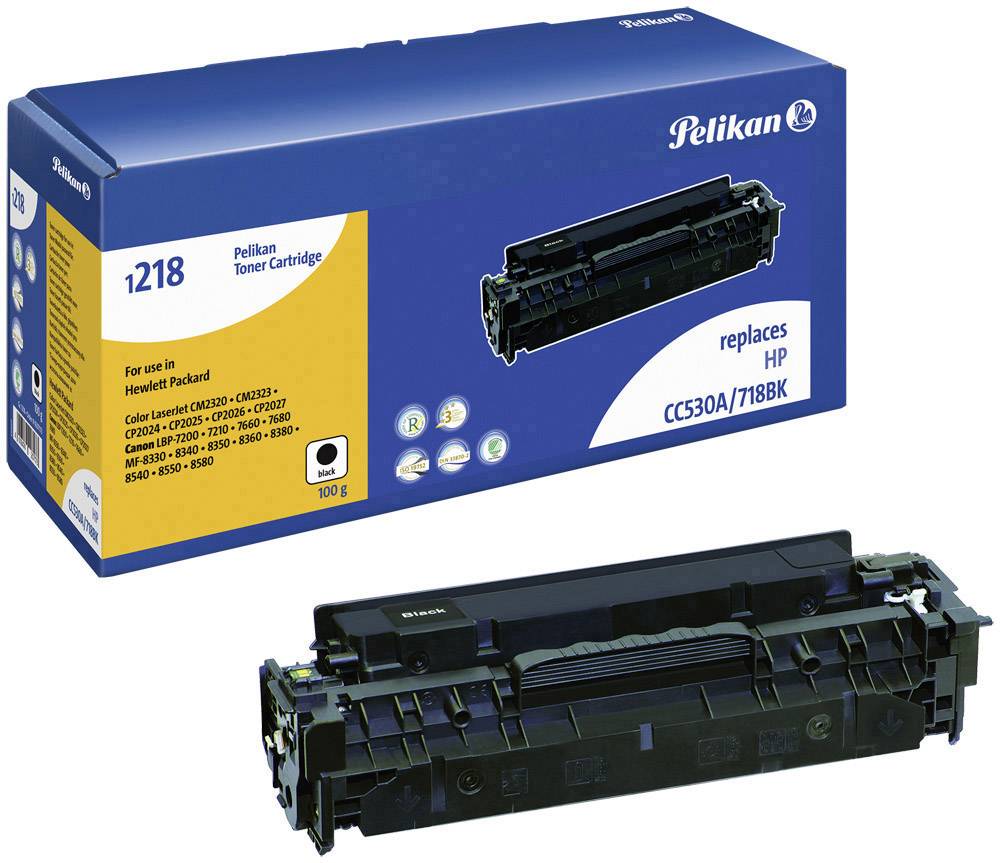 Pelikan Toner HP CC530A 1218bk schwarz rebuilt - 4207173