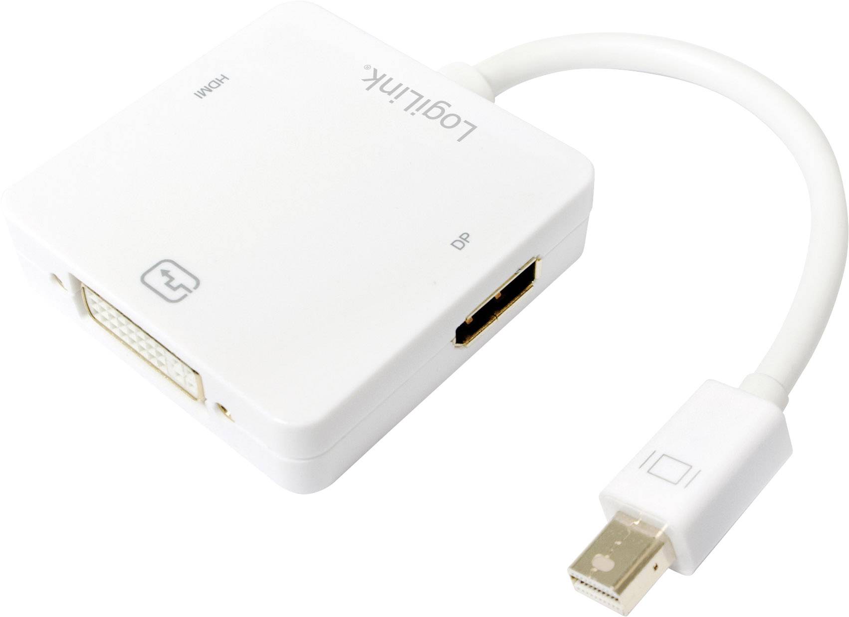 Logilink Adapter Mini DisplayPort -> HDMI+DVI+DisplayPort - CV0045A