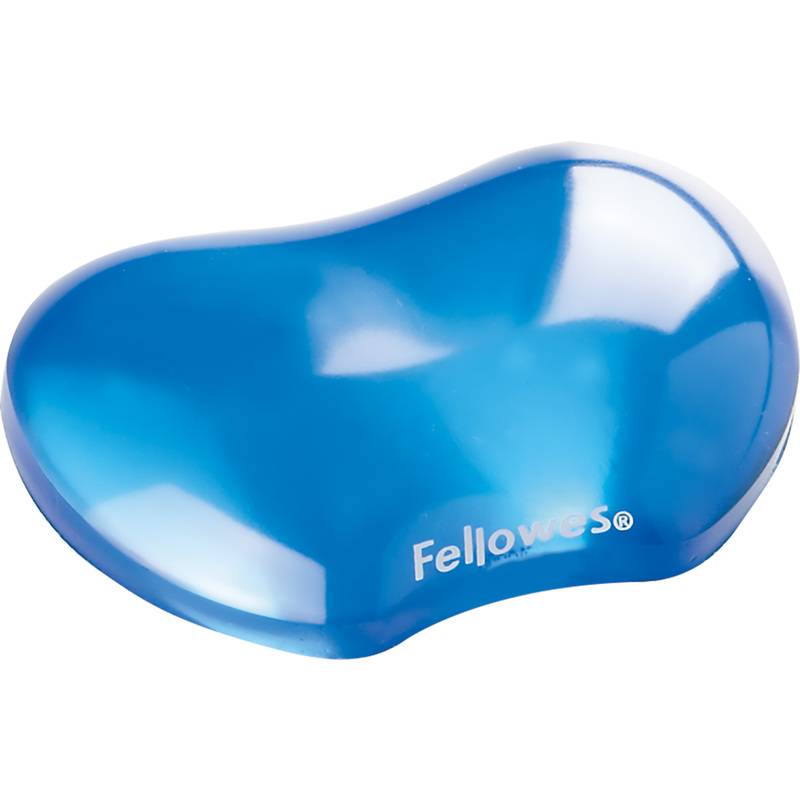 Fellowes Maus-Handgelenkauflage Crystal Gel             blau